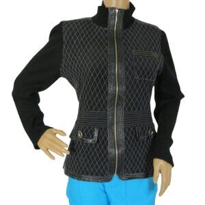 Collette Mordo Quilted Silk and Wool Jacket